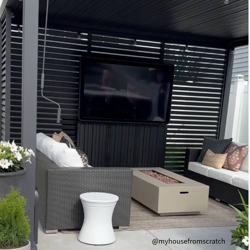Alt View 5. Storm Shell - Storm Shell Classic Outdoor TV Enclosure  55" - Black.