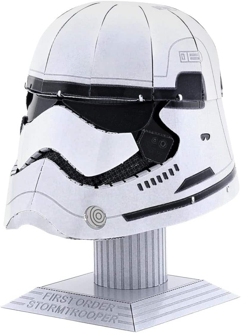 Metal Earth - First Order Stormtrooper Helmet 3D Metal Model Kit Fascinations - Silver