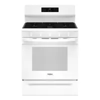 Whirlpool - 5.0 Cu. Ft. Freestanding Single Gas Range with Air Fry and Air Baking - White - Front_Zoom