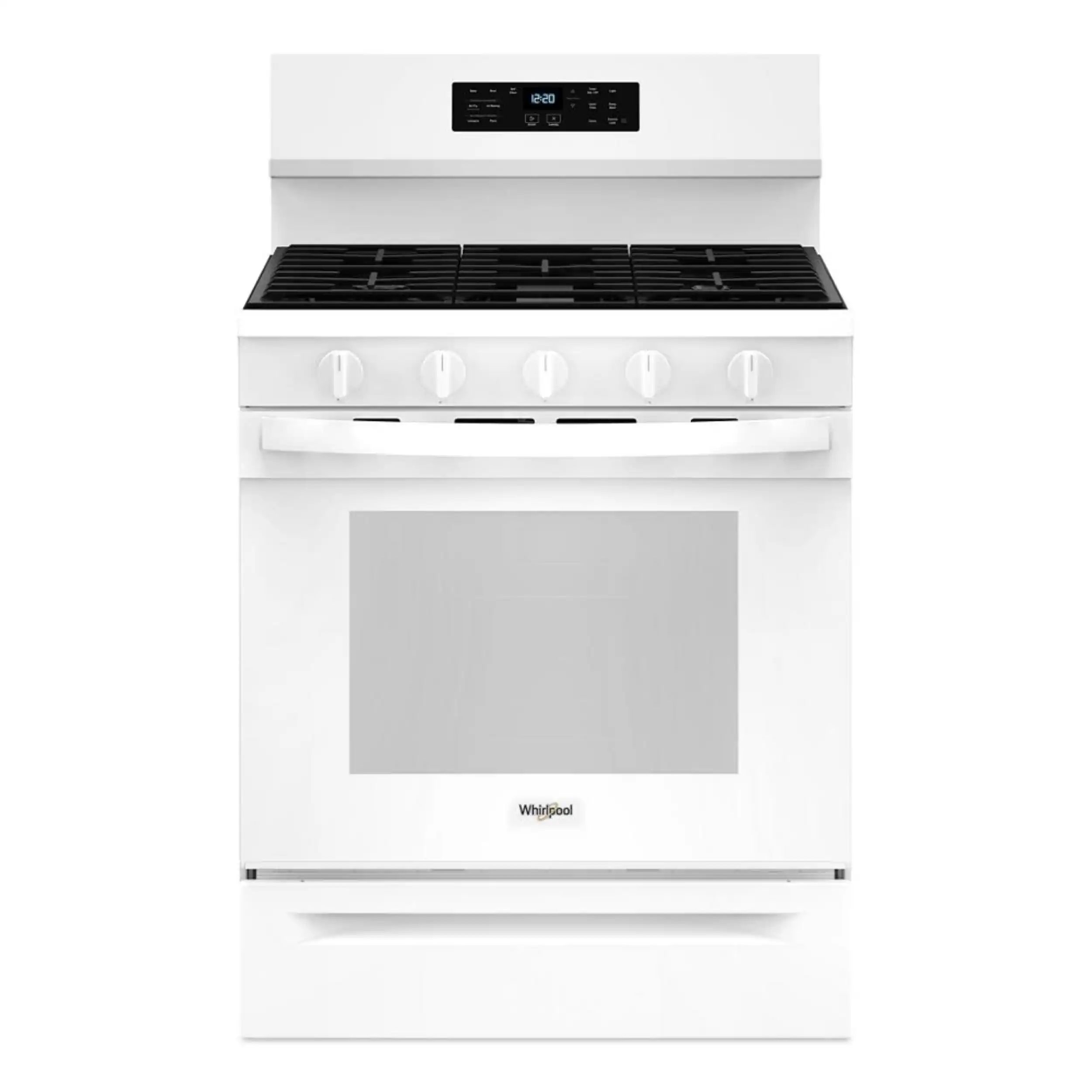 Whirlpool - 5.0 Cu. Ft. Freestanding Single Gas Range with Air Fry and Air Baking - White