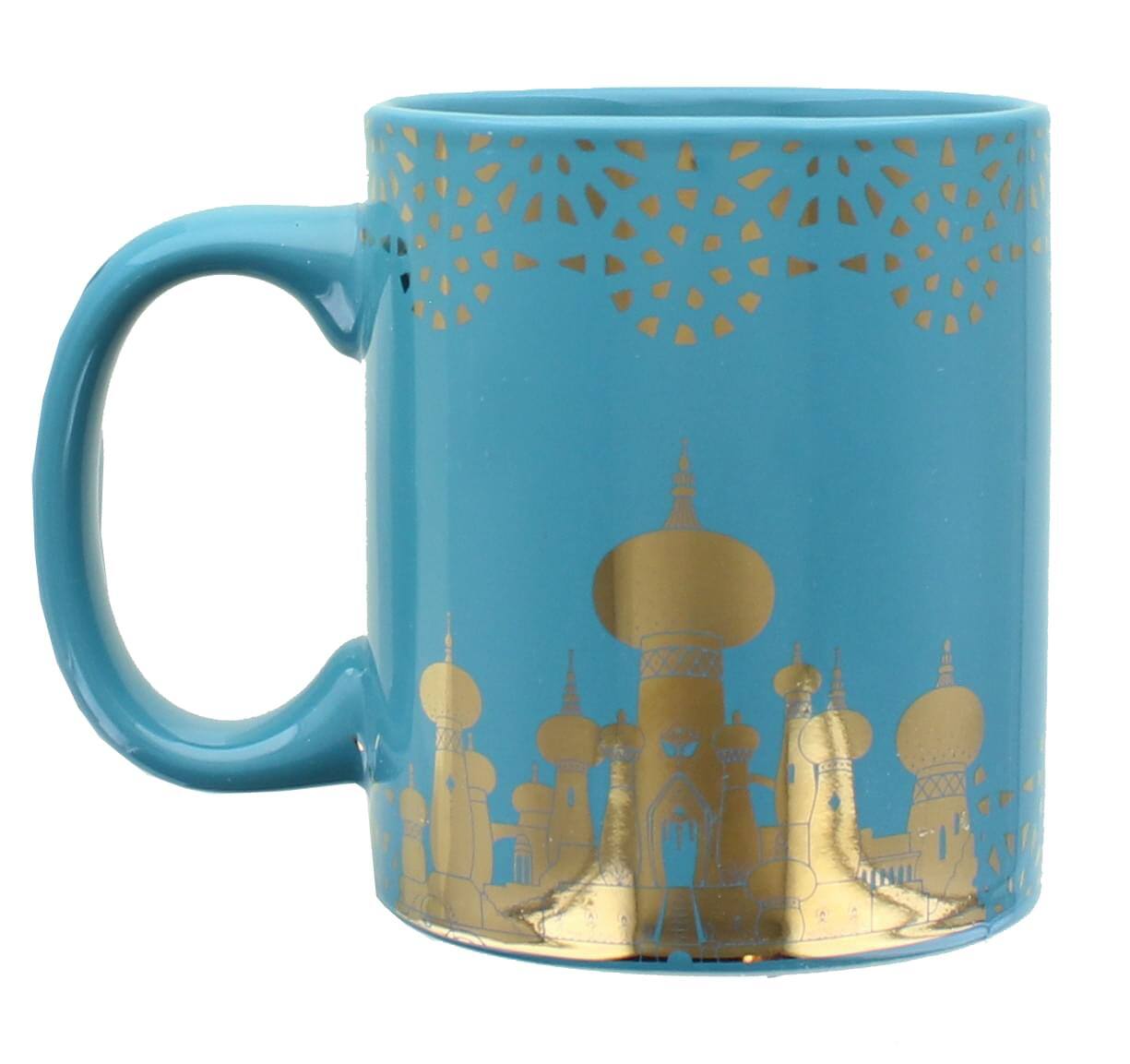 Alt View 10. Disney - Disney Aladdin Princess Jasmine 11oz Ceramic Mug Set | 2 Pack - Blue.