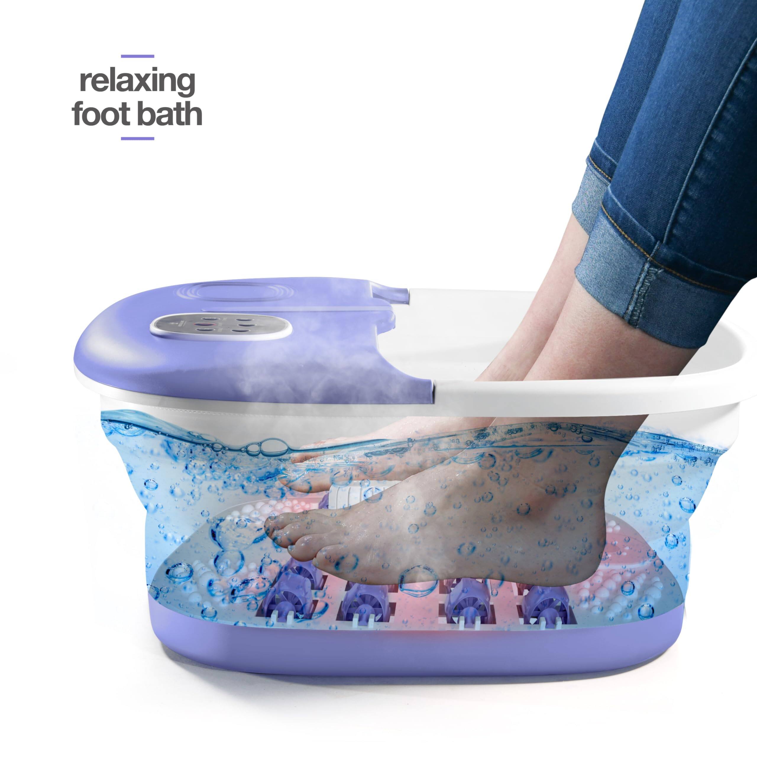 relaxing foot bath