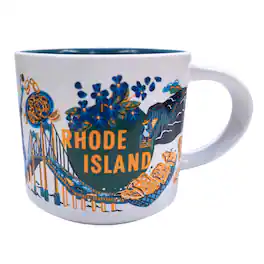 Starbucks - Discovery Series Rhode Island Ceramic Mug, 14 Oz - Blue