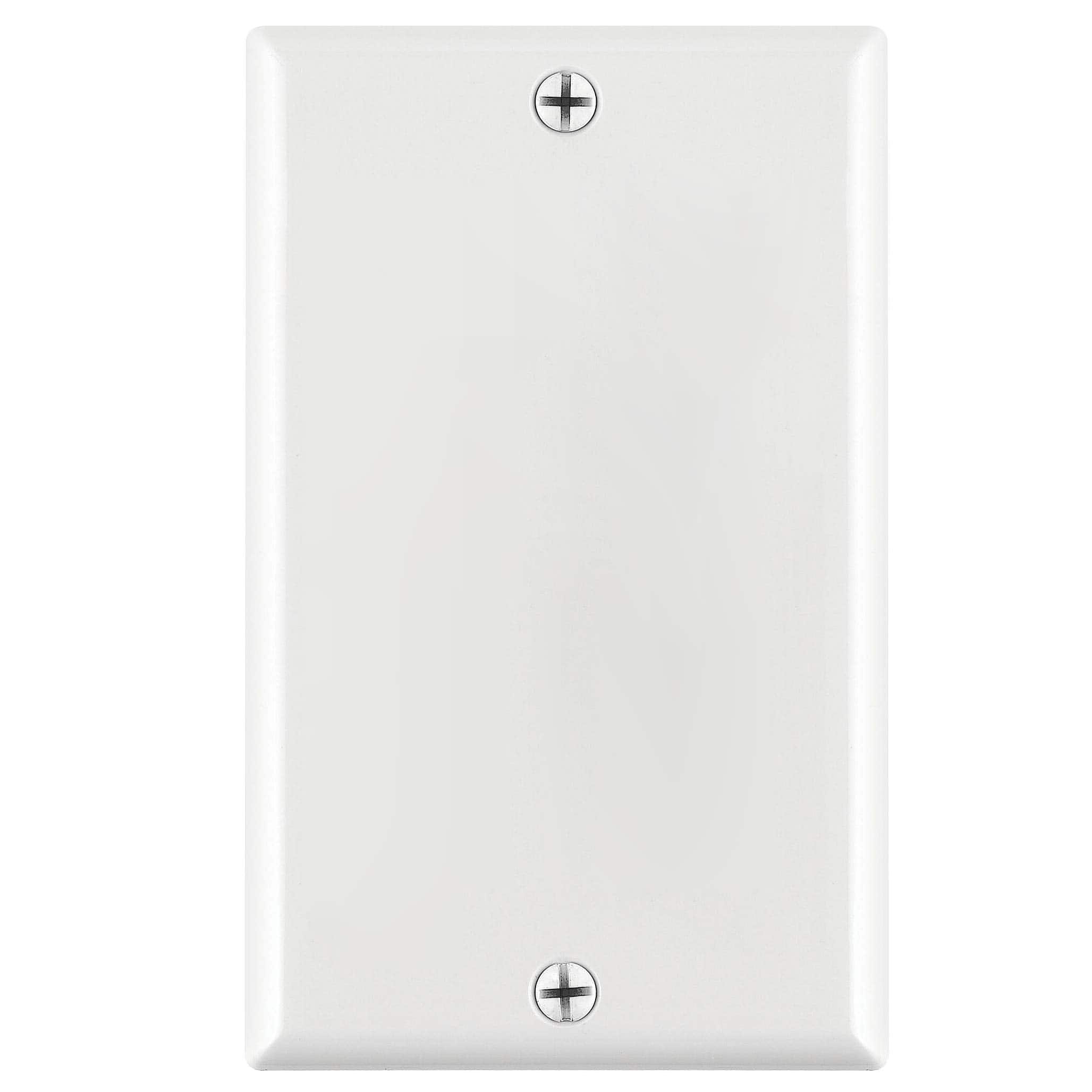 Cmple.com - Cmple - Keystone Wall Plate Cover Ethernet Wall Plates for Modular Inserts, RJ45 Keystone Jack - 1 Gang GFCI - White