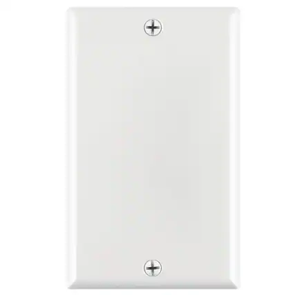 Front. Cmple.com - Cmple - Keystone Wall Plate Cover Ethernet Wall Plates for Modular Inserts, RJ45 Keystone Jack - 1 Gang GFCI - White.