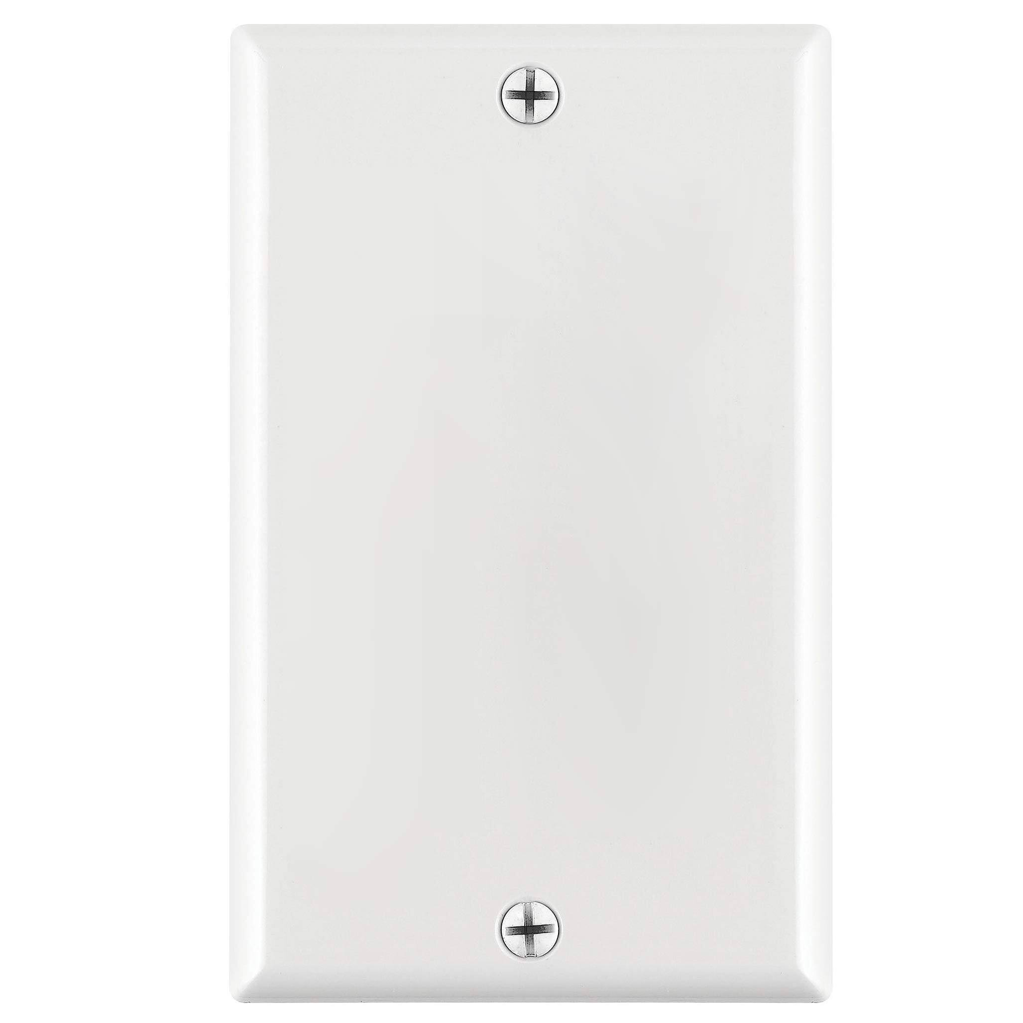 Front. Cmple.com - Cmple - Keystone Wall Plate Cover Ethernet Wall Plates for Modular Inserts, RJ45 Keystone Jack - 1 Gang GFCI - White.