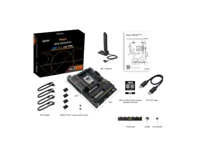 ASUS ProArt X870E CREATOR WIFI AMD AM5 PCIe 5.0, DDR5, USB4, 10 ASUS ProArt X870E CREATOR WIFI AMD AM5 PCIe 5.0, DDR5, USB4, 10