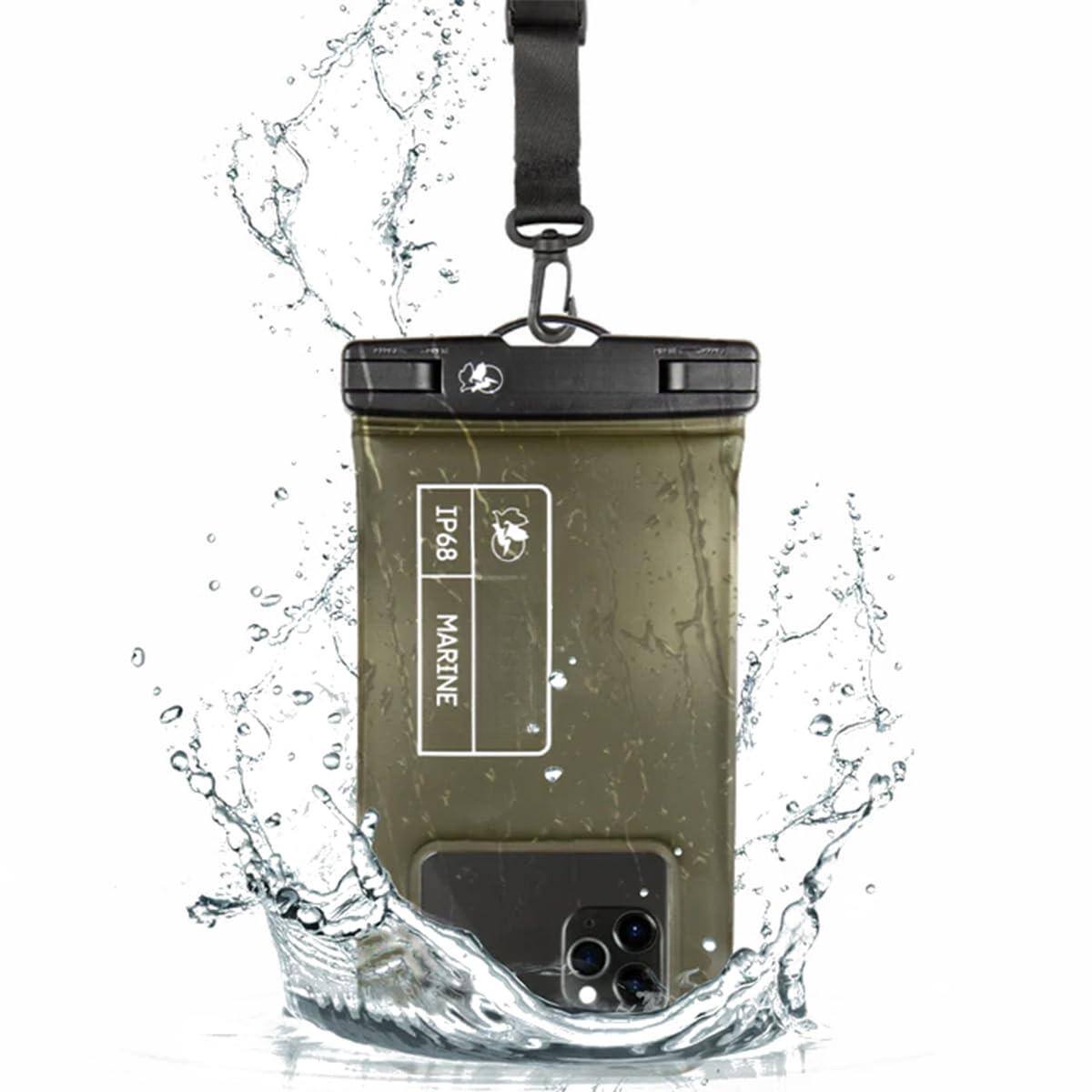 METALTON - 2 Pack Marine Ip68 Waterproof Phone Pouch xl Size Floating Case Beach Cruise Ship Travel Works With All Pho - Regular