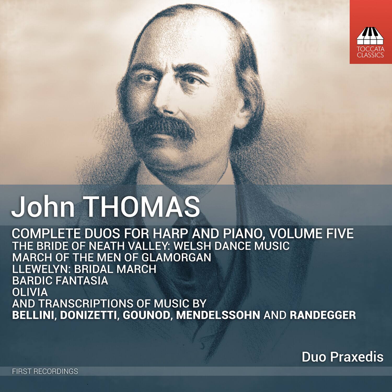 Praxedis Genevieve Hug - Thomas: Complete Duos for Harp & Piano, Vol. 5   - COMPACT DISCS [CD]