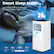 Smart Sleep Mode: Auto lights off, 1.8F/h auto temperature raise and auto shut off after 12 hours. 24H COSTWAY SA@O 10dB 30dB VII 55dB I 70dB Breathe Library Our Portable AC Unit Traffic Noise.