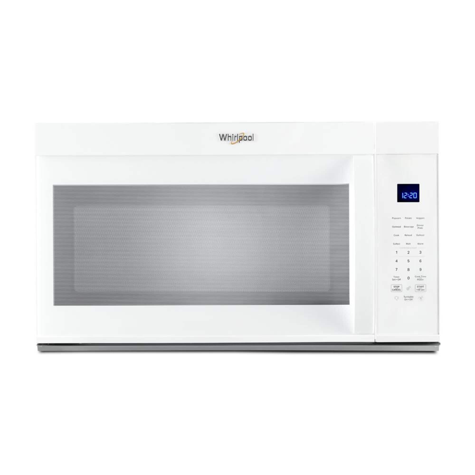 Whirlpool - 1.9 Cu. Ft. Over-the-Range Microwave with Sensor Cooking - White - Front_Zoom