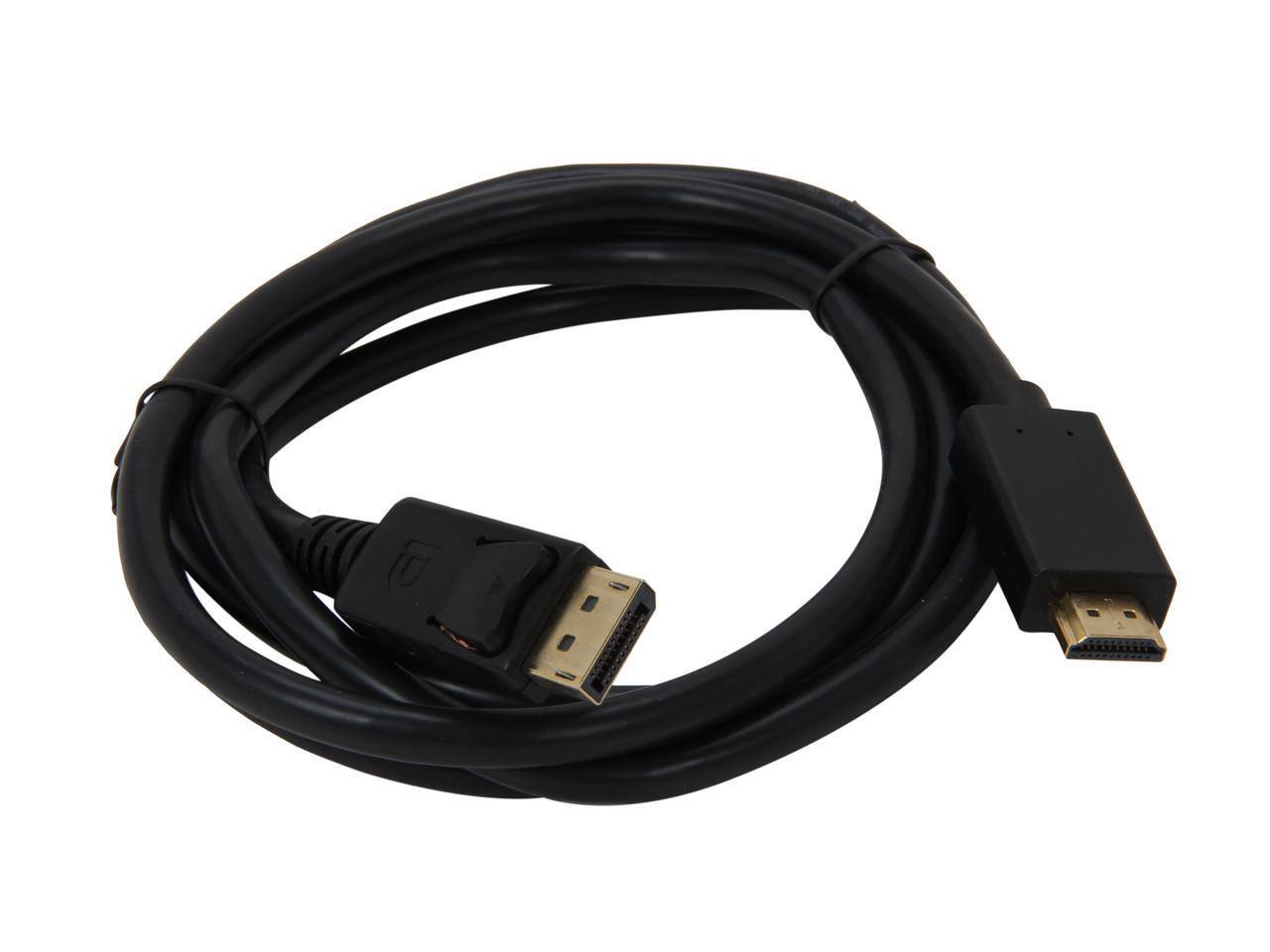 Alt View 1. Nippon Labs - Nippon Labs DP-HDMI-6 6ft DP to HDMI Cable, Supports VR/3D/4K, Black.