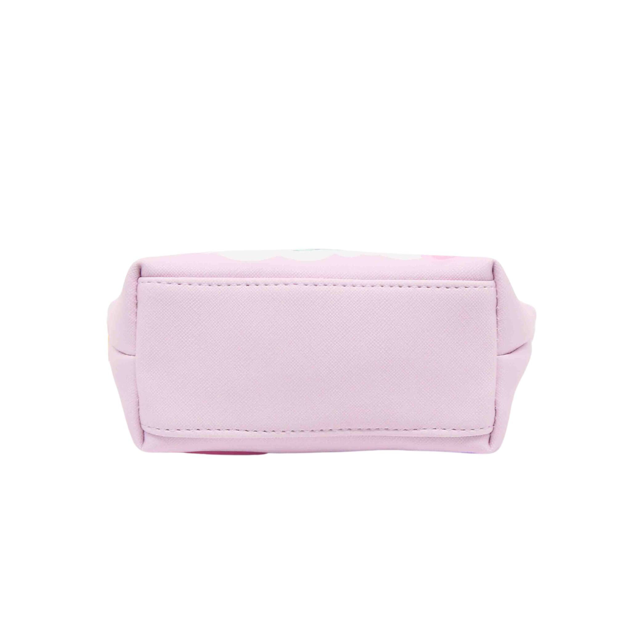 Back. Impressions Vanity Co. - Stitch & Angel Cosmetic Pouch - Pink.