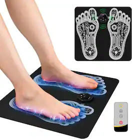 Live At Space - Rechargeable Foldable EMS Foot Pad to Boost Muscle Performance & Relief, Gift for All - 642146669231
