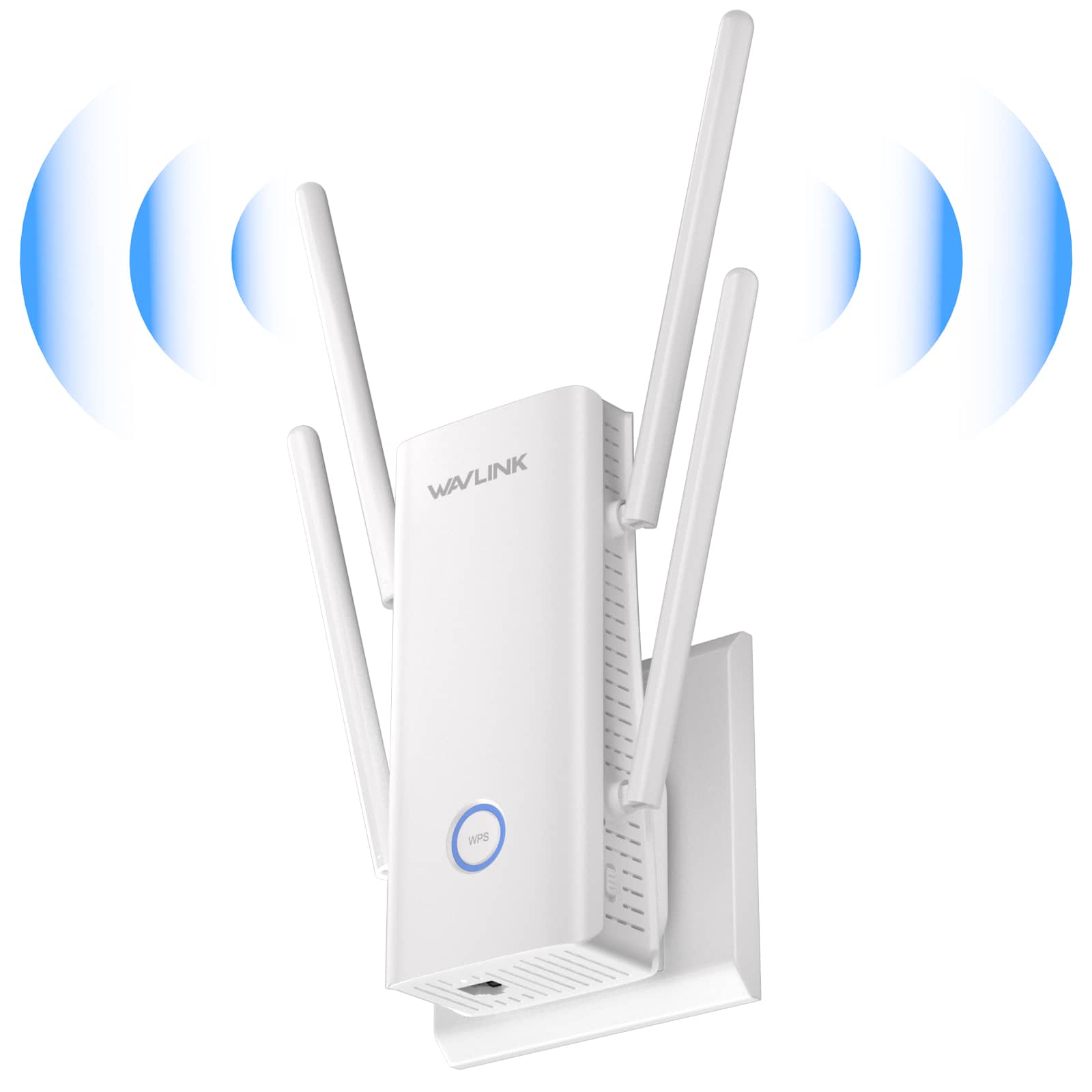 WAVLINK - AX3000 Dual Band Wi-Fi 6 Repeater/AP/Router, 2025 New WiFi Amplifier with 160MHz Bandwidth, 5x5dBi Antennas, Sup - White