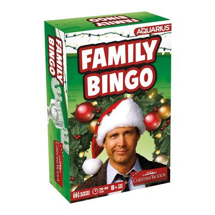 FAMILY BINGO
AQUARIUS
CHRISTMAS VACATION
2 PLAYERS
30-60 min
8+ ANS