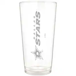Great American Products - Dallas Stars Etched 16oz. Vertical Rally Cry Pint Glass - Multicolor