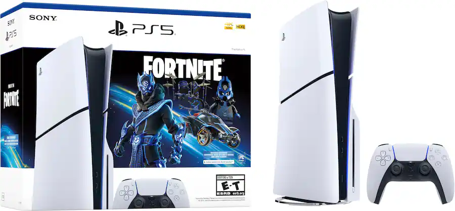 PlayStation Slim Console Fortnite Cobalt Star Bundle PlayStation