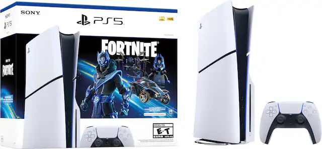 SONY. SONY P/5 yer b O I FOTNIE 4K 15h0 HDR . PS5 PlayStation 5 FORTNITE ! 2 4 a T T II 1 E 41 2HE MELADES Atrmara - - i - .. - e - aclod era . nc EPIC - .... X 1 ..... X EVERYONE 1 1EN E-T ESRB esrb.org Aan - Pg_/ - - -a - - a 1 - - - - - C mie saorin - - - T (Teen 13+)