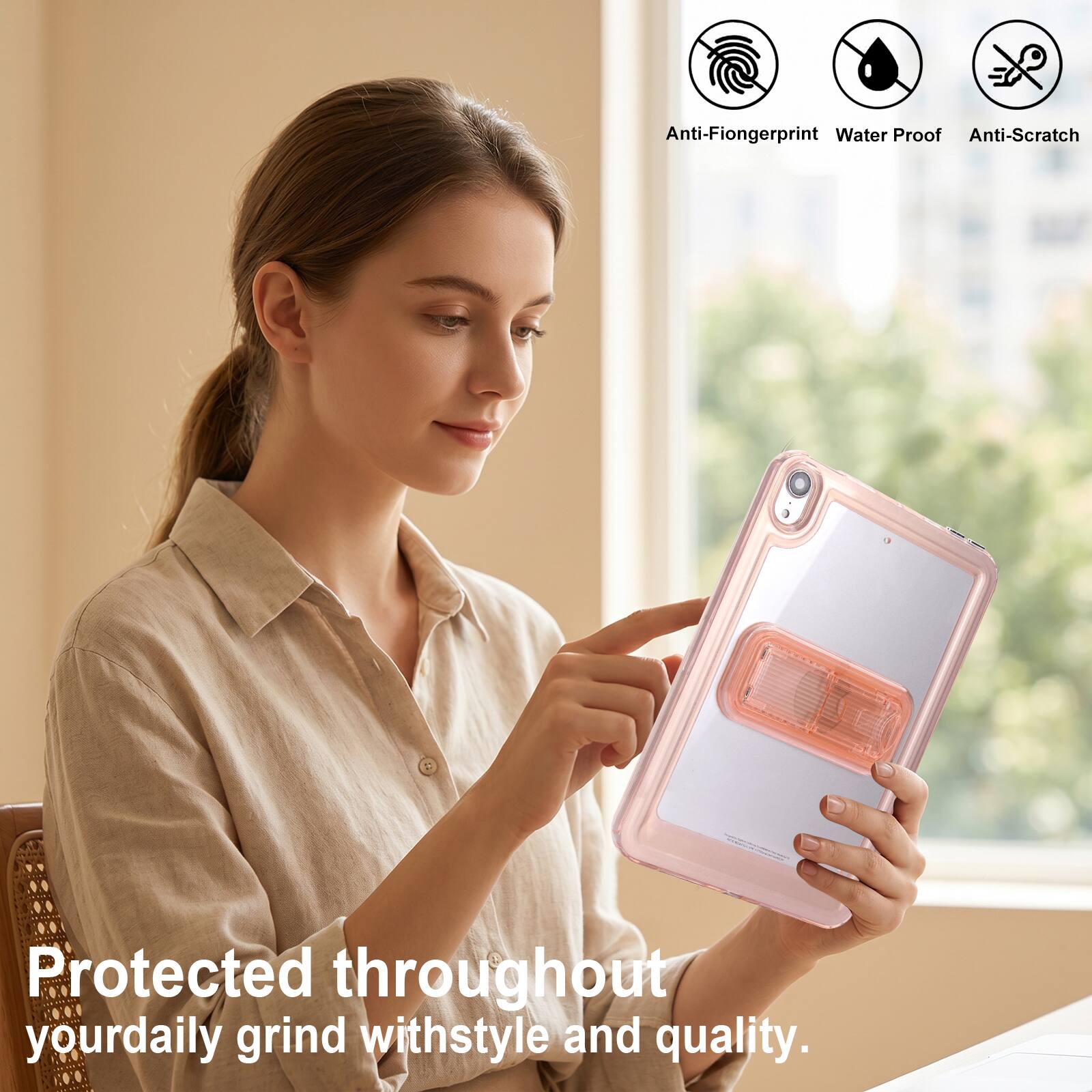 Anti-Fingerprint Water Proof Anti-Scratch Protected throughout your daily grind with style and quality.