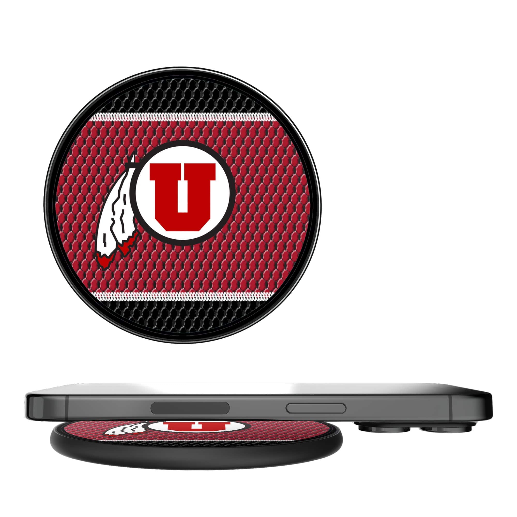 Keyscaper - Utah Utes Wireless Charging Pad - Multicolor