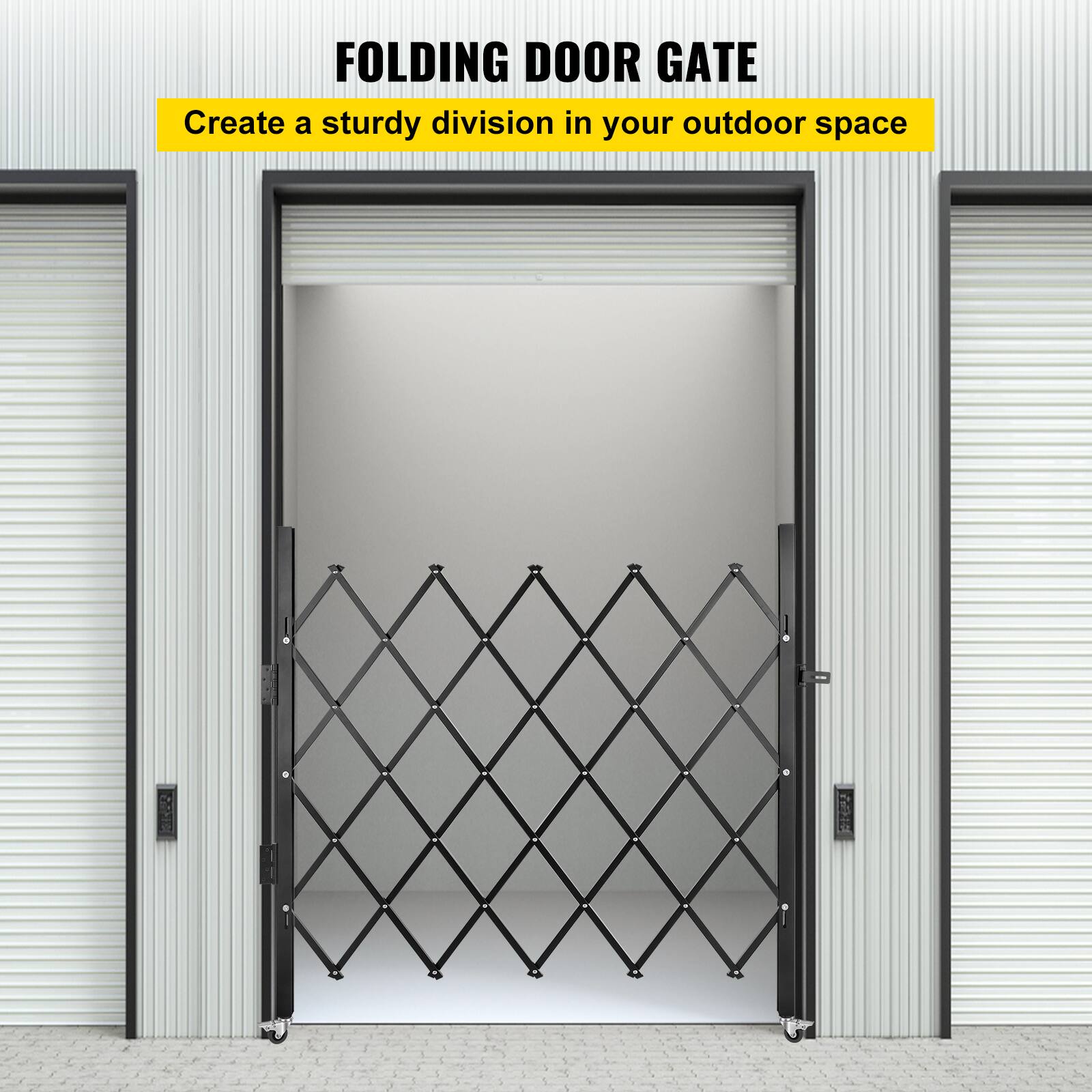 FOLDING DOOR GATE  
Create a sturdy division in your outdoor space