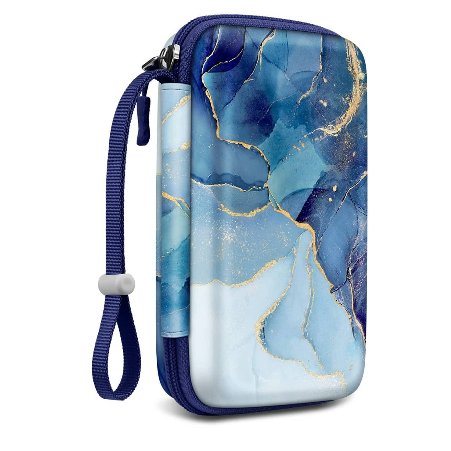 Stock Preferred - Hard Carrying Case for Kodak Step / Mini 2 HD / Mini 2 Retro / PRINTOMATIC / Smile - Ocean Marble