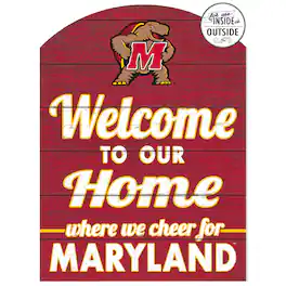 Jardine - Maryland Terrapins 16'' x 22'' Marquee Sign - Red