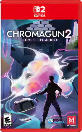 2 NINTENDO SWITCH CHROMAGUN 2 DYE HARD EVERYONE 10+ E 10+ ESRB PIXEL MANIACS PM STUDIOS - E10+ (Everyone 10+)