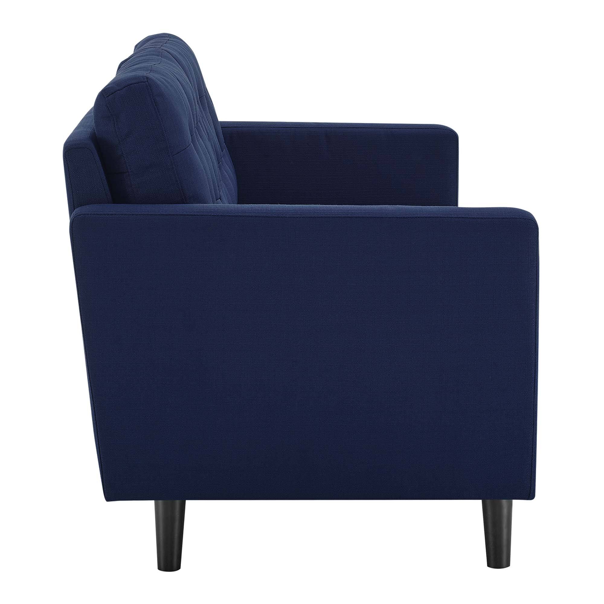 Alt View 1. Modway - Exalt Tufted Fabric Sofa by Modway - Royal Blue.
