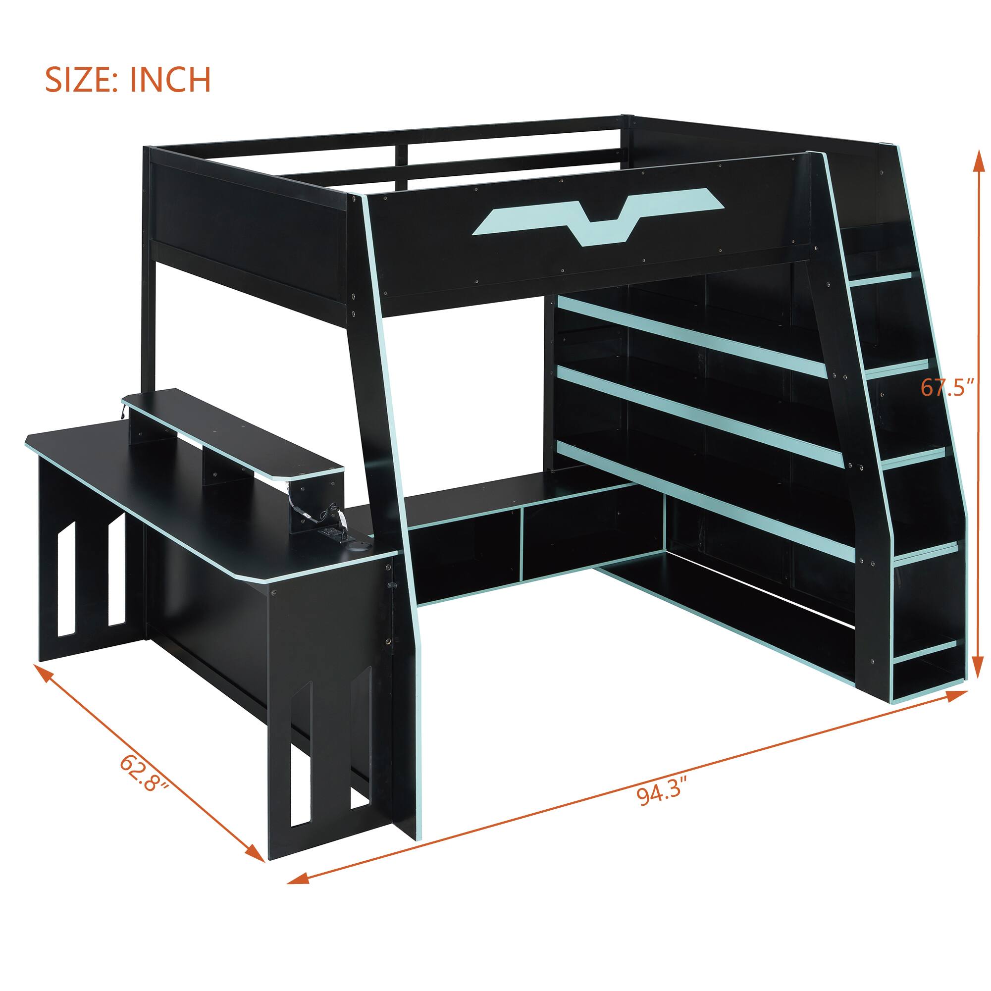 SIZE: INCH  
67.5"  
62.8"  
94.3"