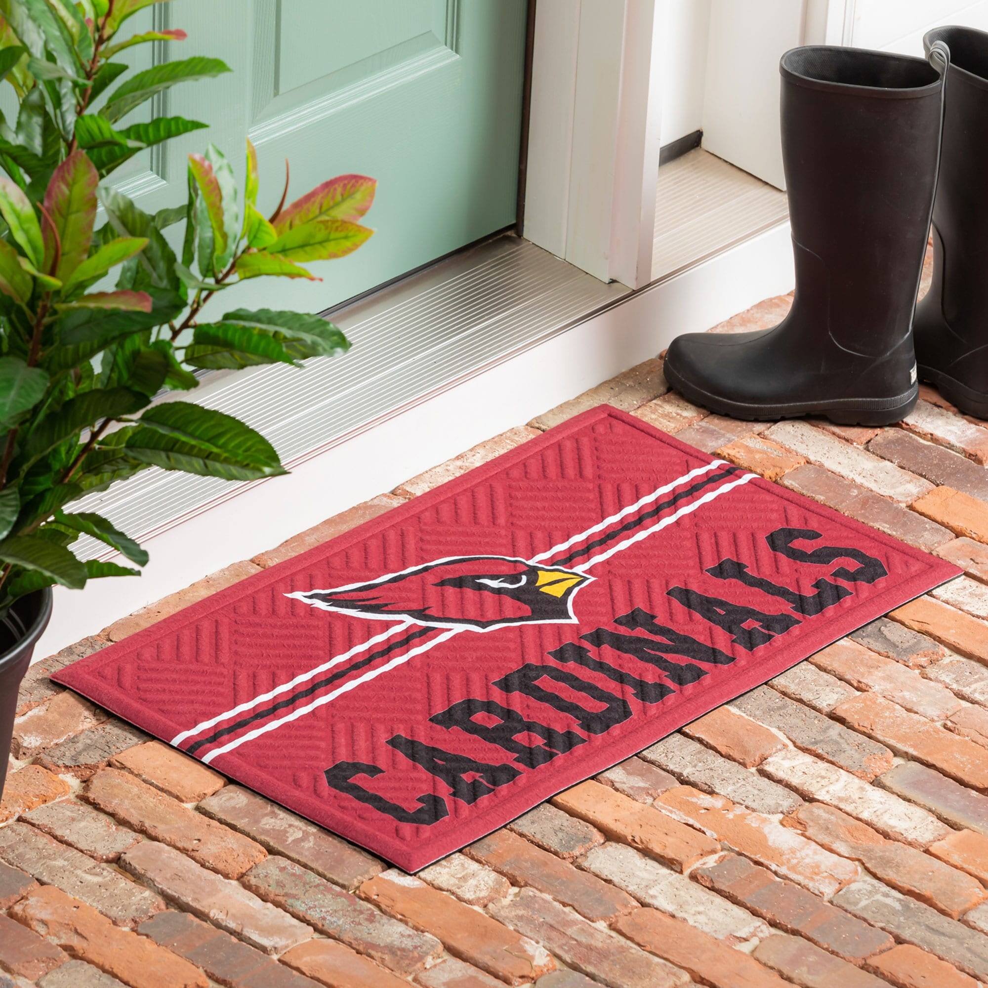 Alt View 2. Evergreen Enterprises - Arizona Cardinals Embossed Door Mat - Multicolor.