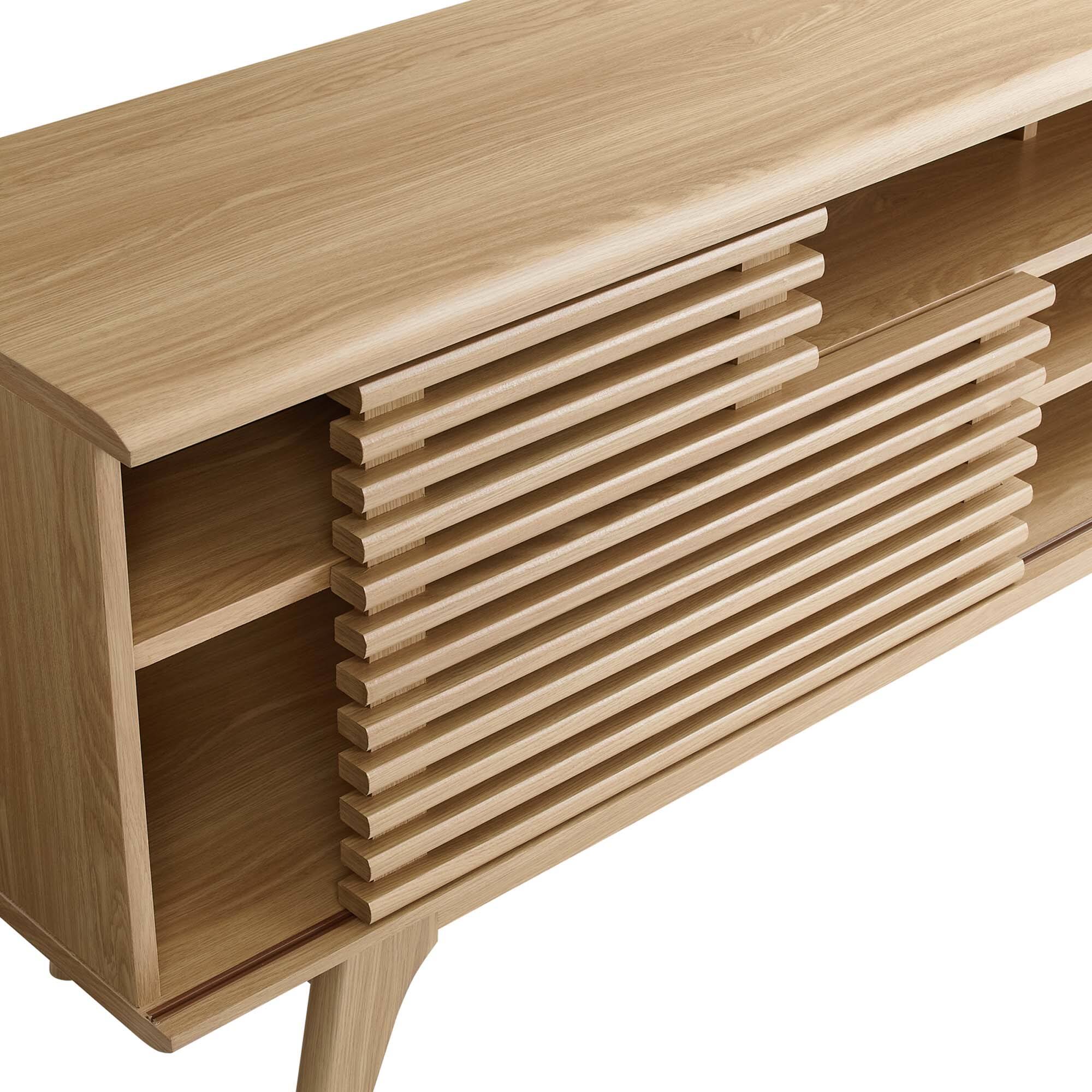 Angle. Modway - Render 71" Media Console TV Stand by Modway - Oak.