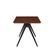 Alt View Zoom 31. Walker Edison - Modern Dining Table - Dark Walnut.