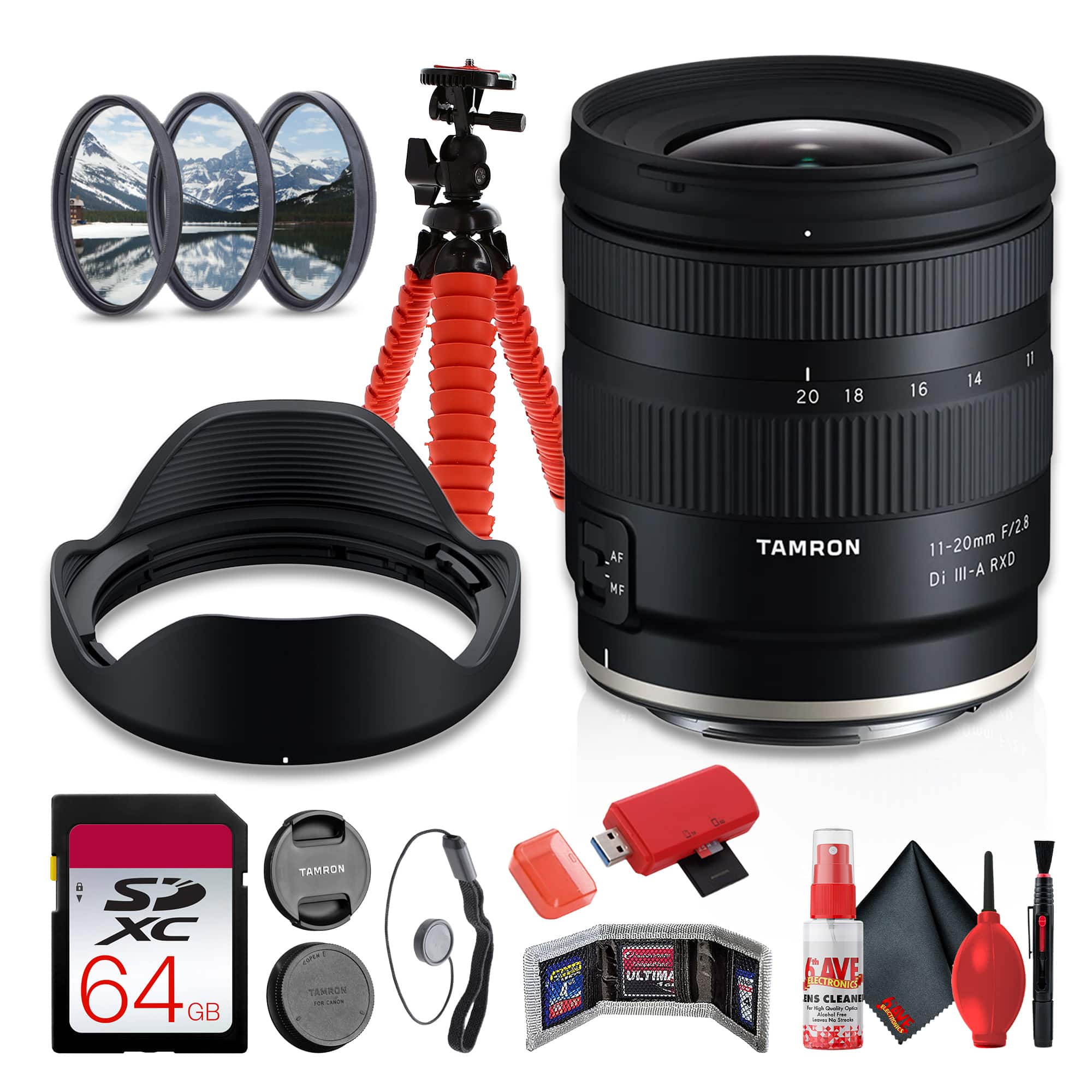 Tamron - 11-20mm f/2.8 Di III-A RXD Lens for Canon RF Bundle - Black price history on PriceWatchPro
