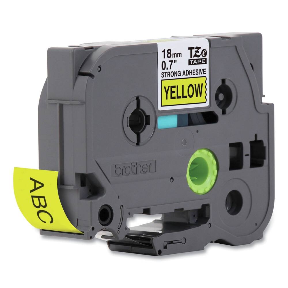 18mm 0.7" STRONG ADHESIVE YELLOW  
ABC