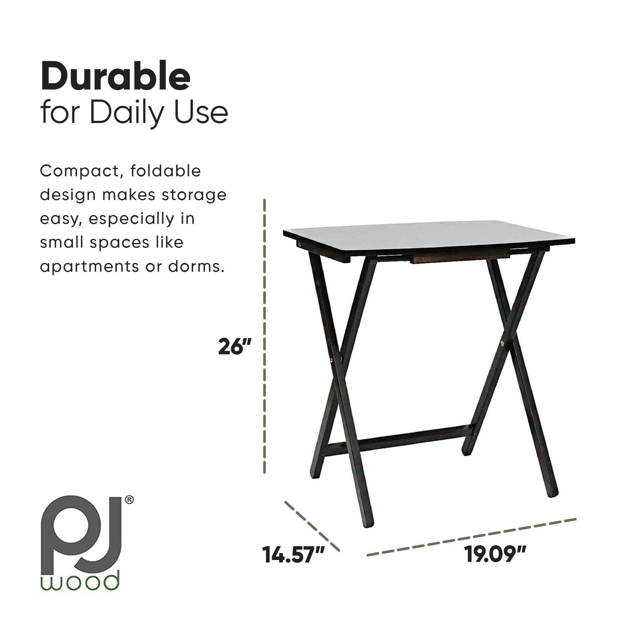 Durable for Daily Use

Compact, foldable design makes storage easy, especially in small spaces like apartments or dorms.

26"  
14.57"  
19.09"  

PJ wood