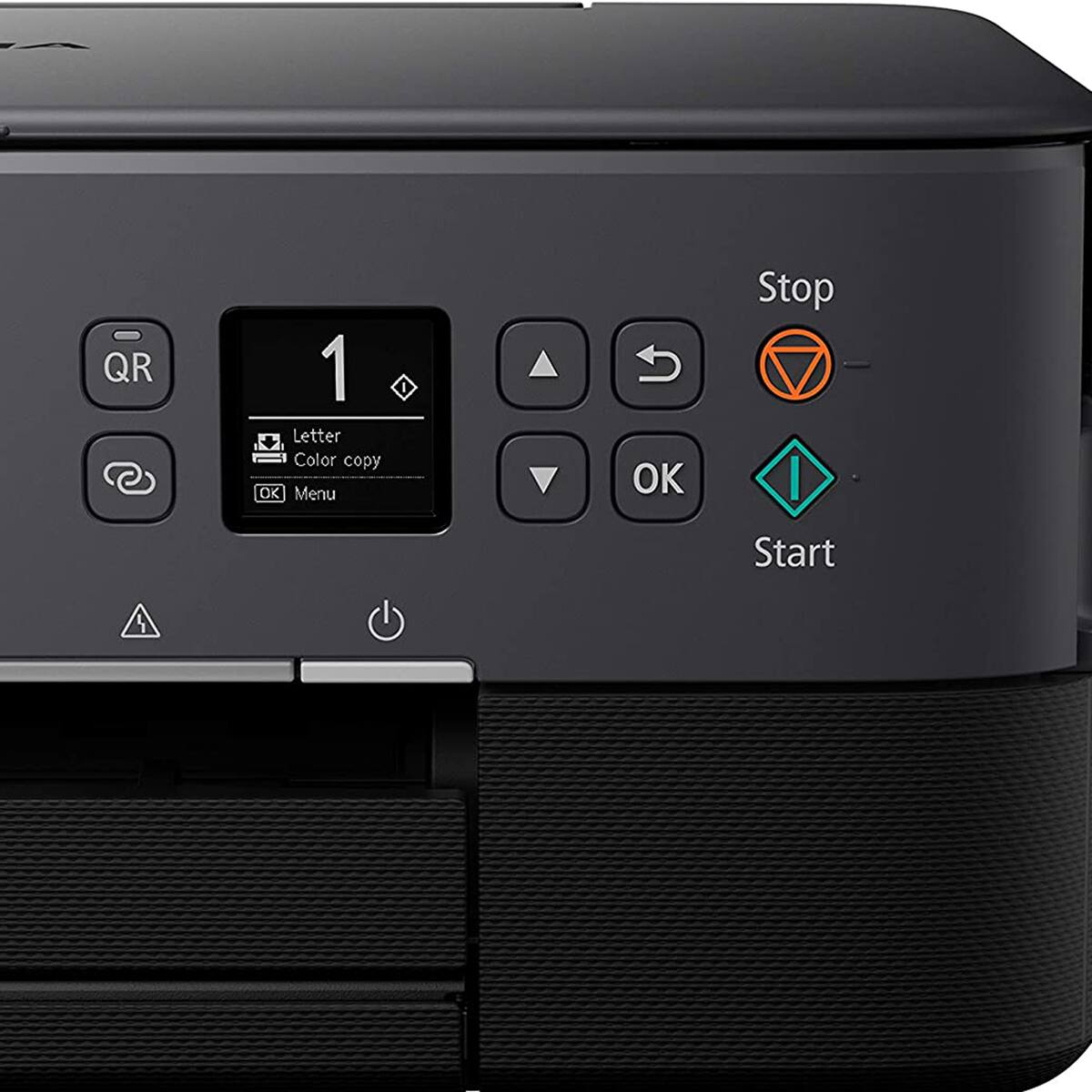 QR 1 Letter Color copy OK Menu OK Stop I Start I