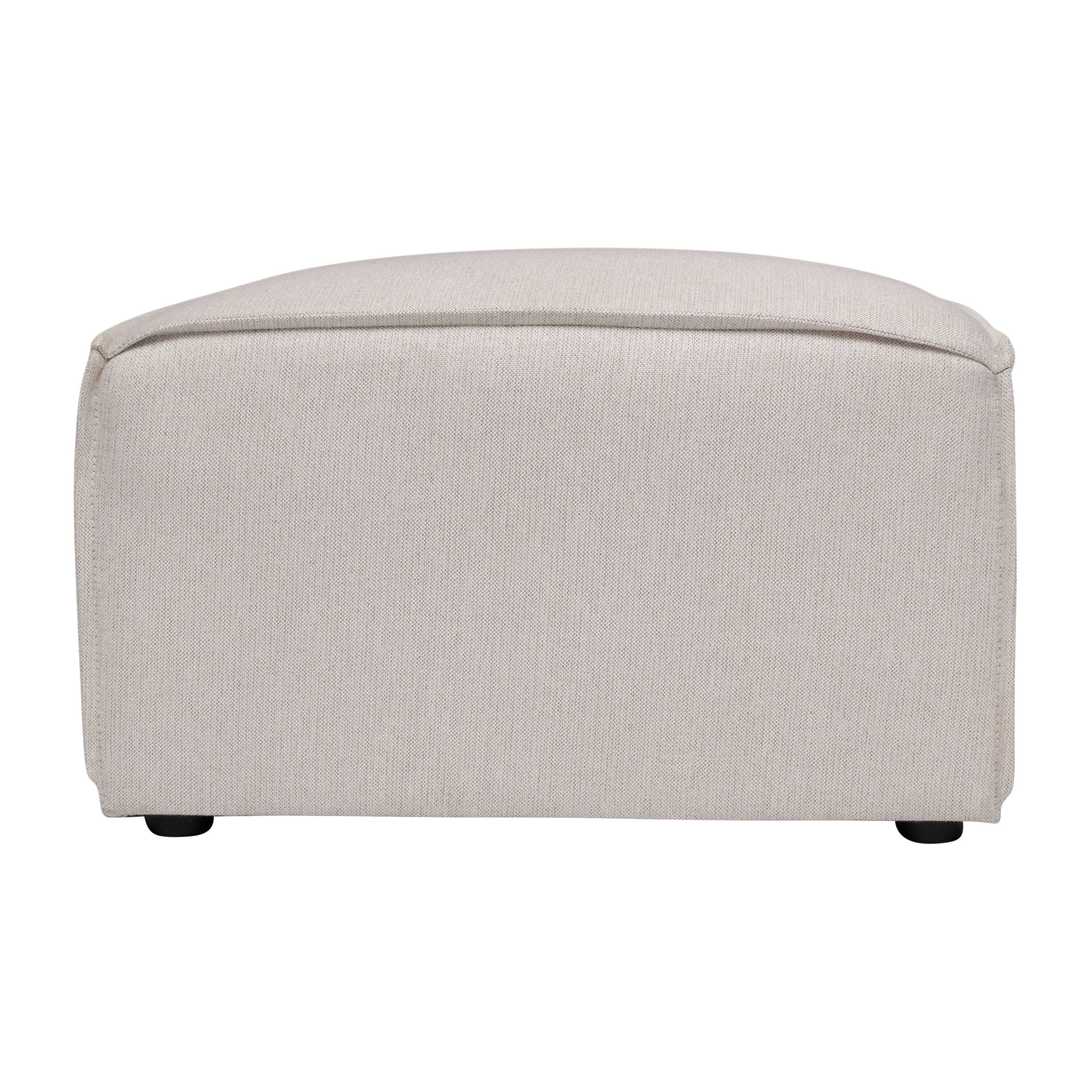 Alt View 8. Emma + Oliver - Farmount Modular Ottoman Footrest - Cream.