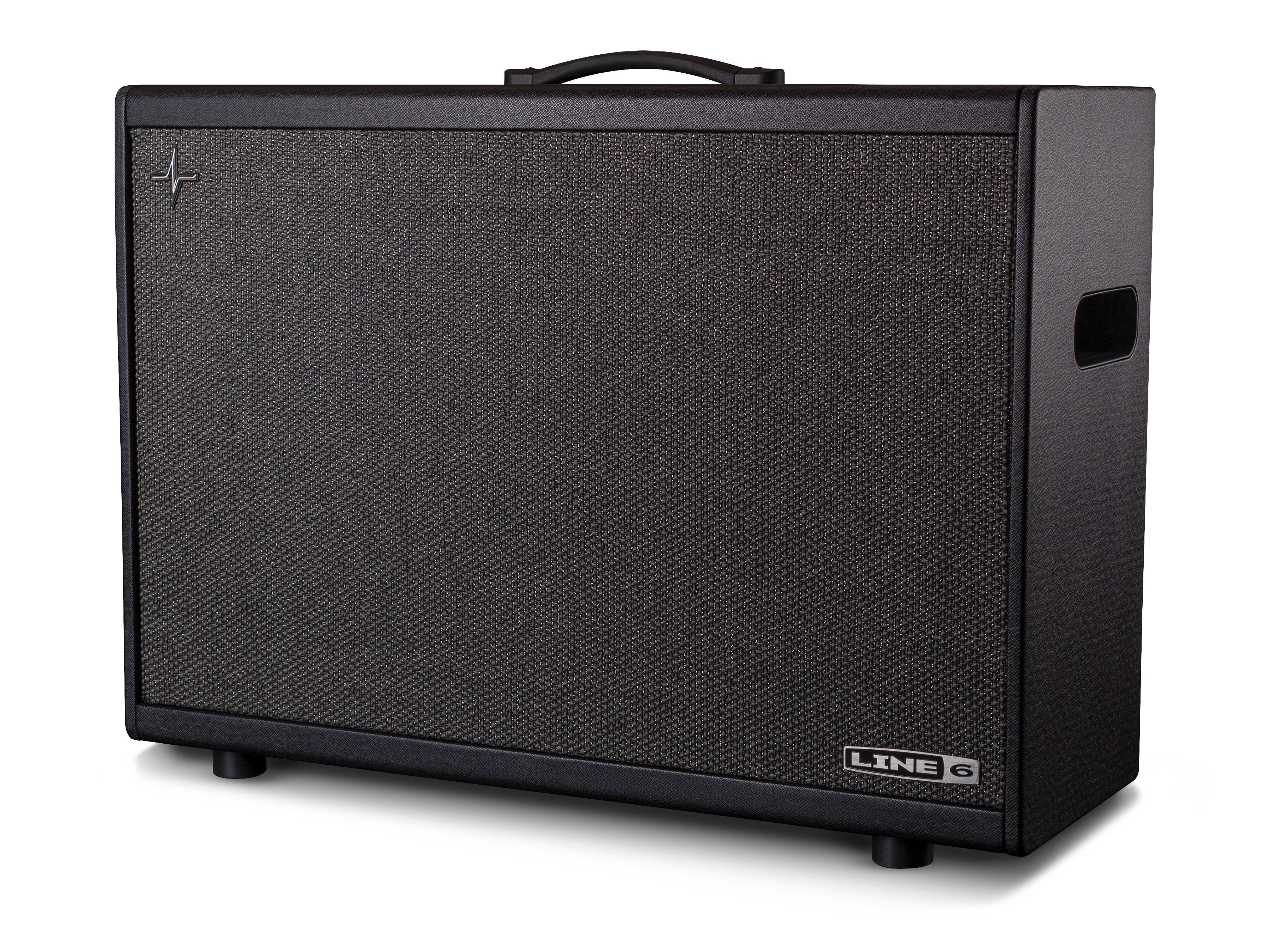 Front. Line 6 - Powercab 212 Plus Active Stereo Guitar Speaker System, IR Processing and AES/EBU Connectivity.