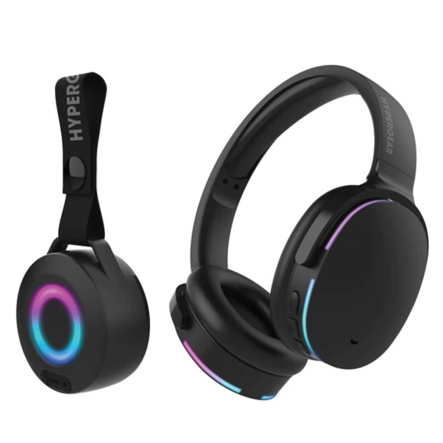 Stock Preferred - Audio Essentials Bluetooth Headphones & Speaker Duo - Black