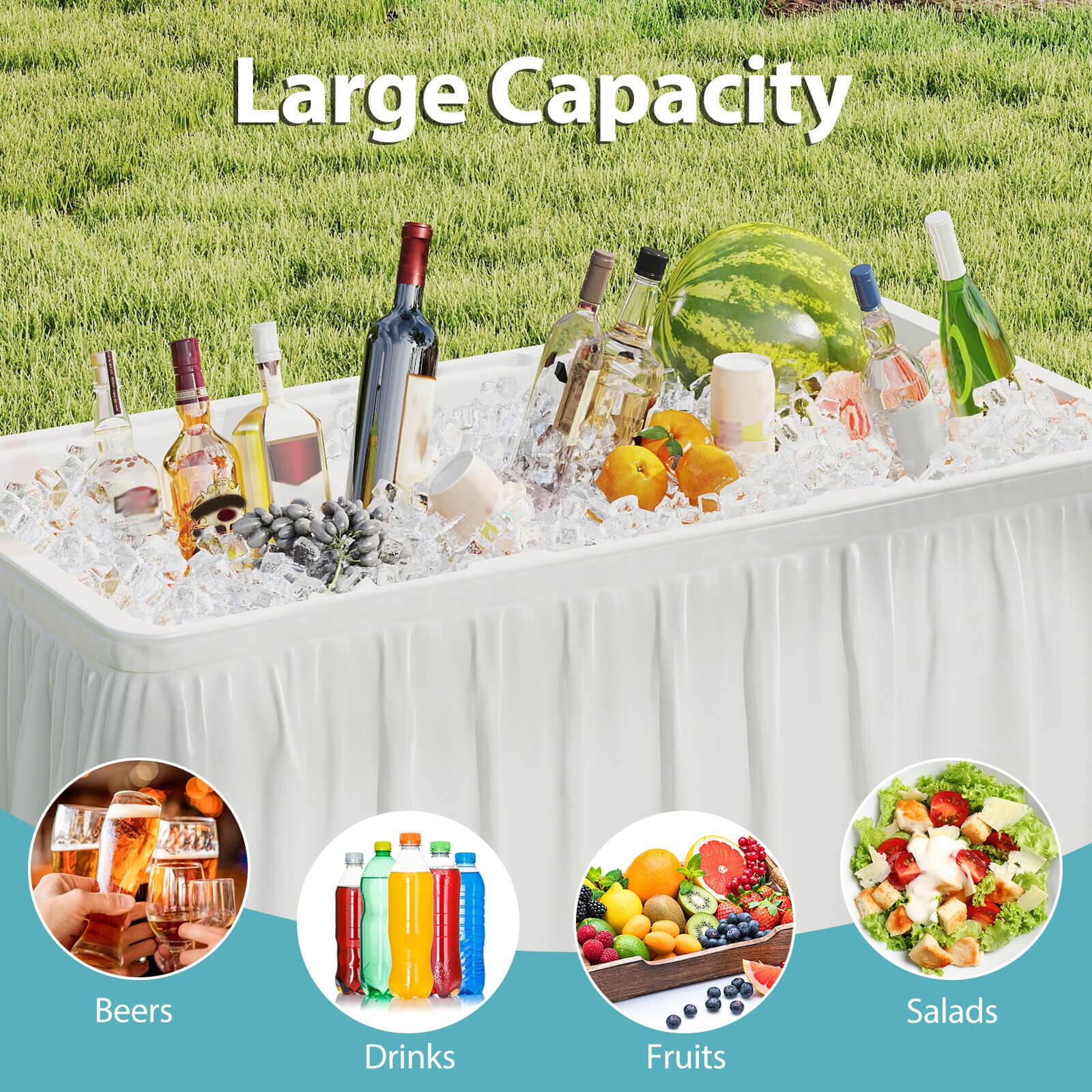 Large Capacity
Beers
Drinks
Fruits
Salads