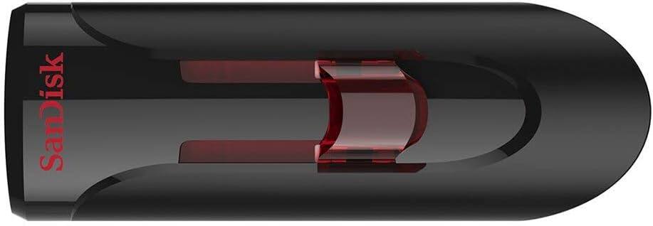 Angle. SANDISK - Cruzer Glide 3.0 USB Flash Drive - 128GB - Black.