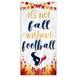 Fan Creations - 6'' x 12'' Not Fall Without Football Sign - White
