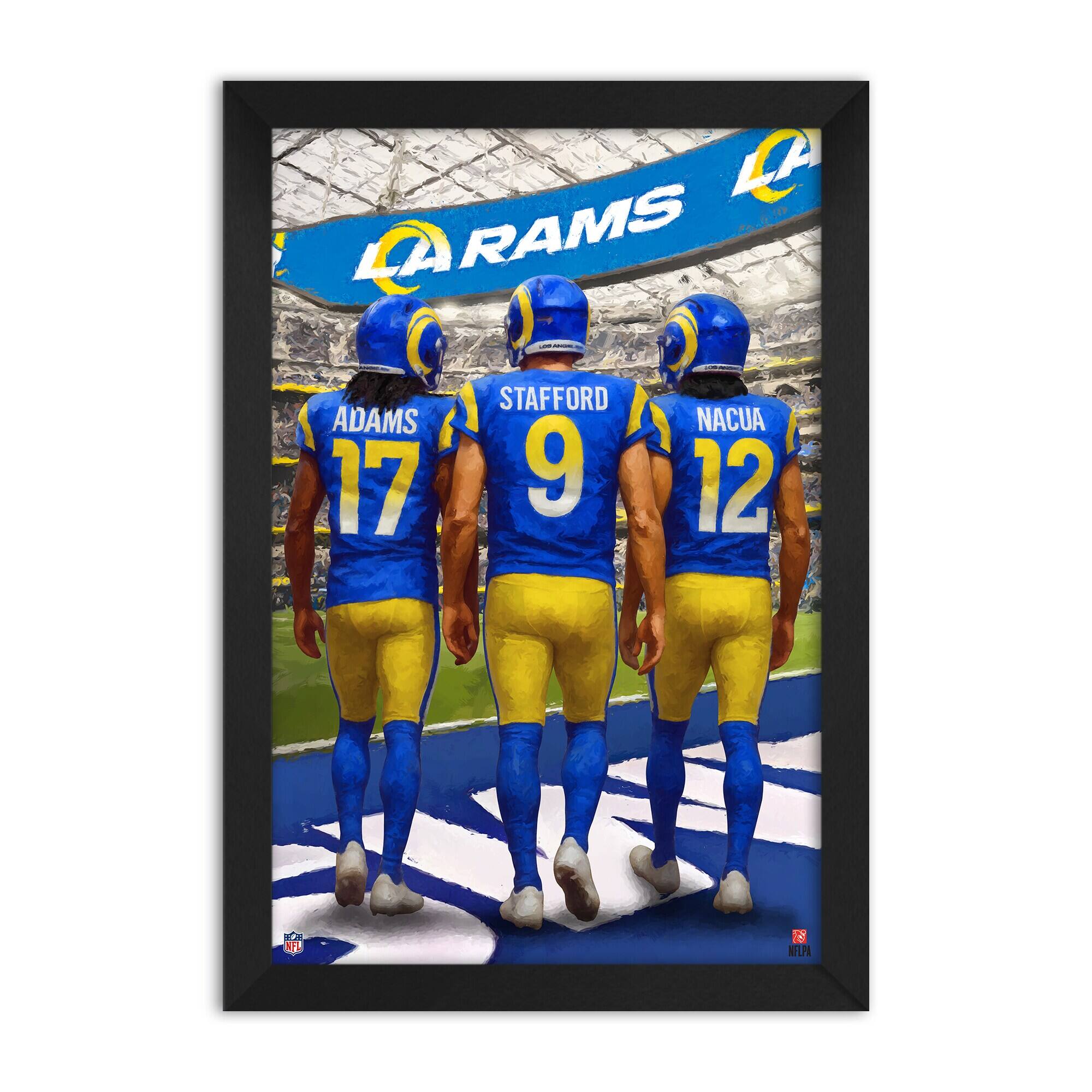 LA RAMS  
ADAMS 17  
STAFFORD 9  
NACUA 12  
NFL