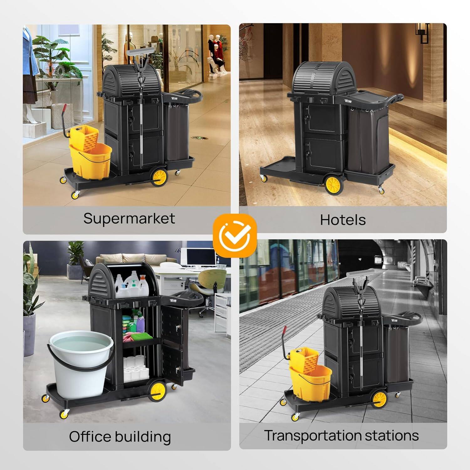 - Supermarket
- Hotels
- Office building
- Transportation stations