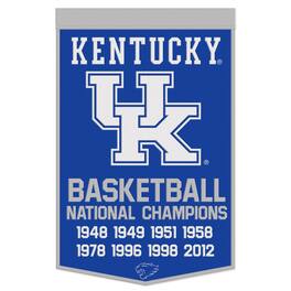 WinCraft - Kentucky Wildcats 24" x 38" Wool Championship Banner - Multicolor