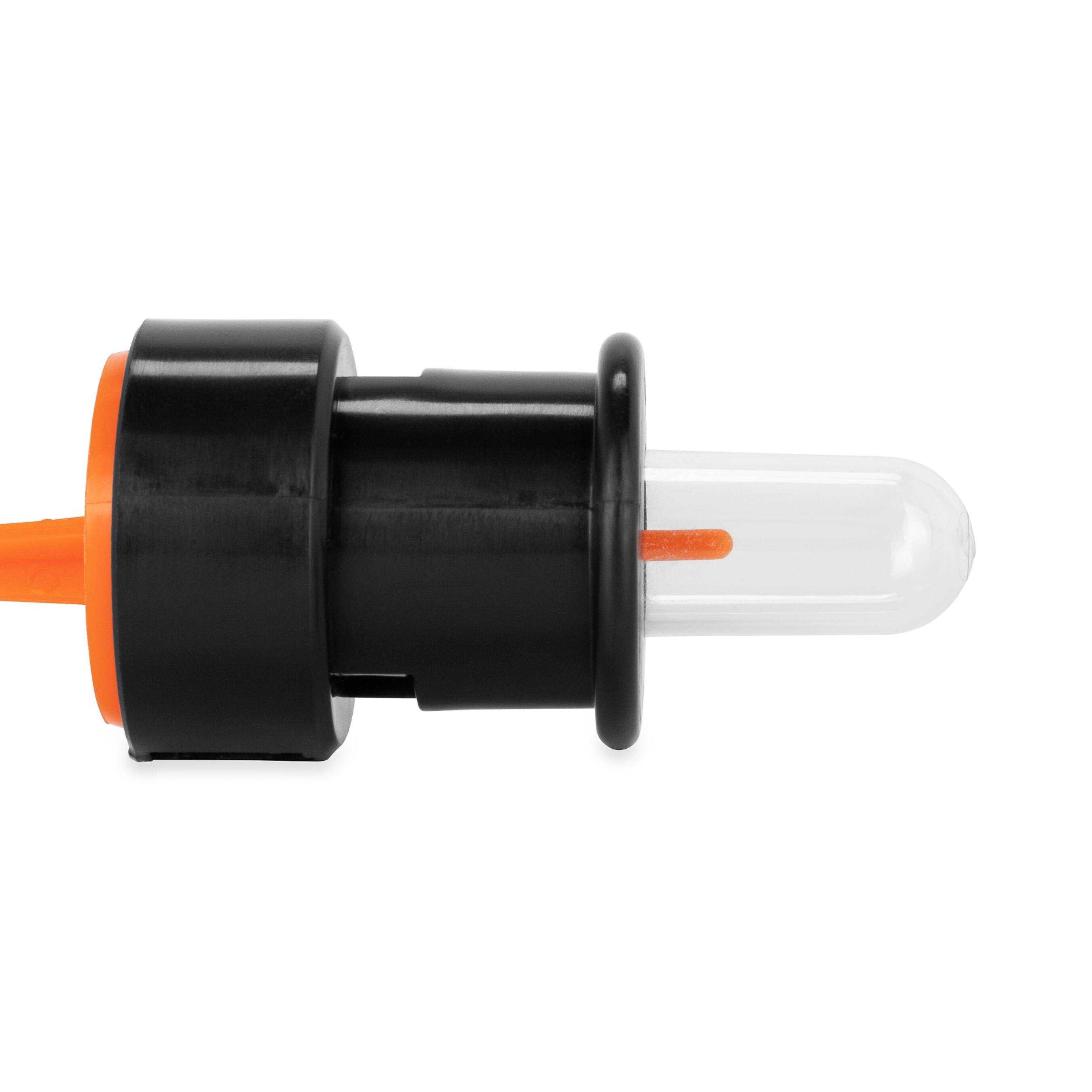 Alt View 4. Camco - Camco Rhino Easy to Install 1.5 Inch Diameter RV Tote Tank Gauge, Black/Orange.