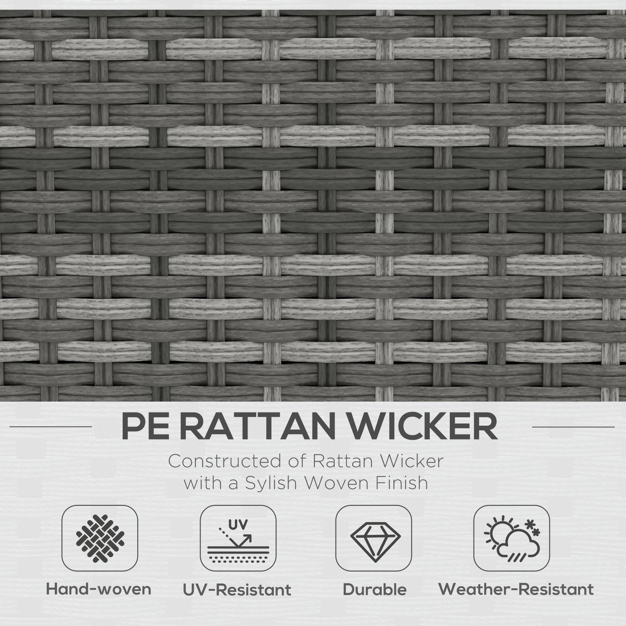 PE RATTAN WICKER
Constructed of Rattan Wicker with a Sylish Woven Finish
Hand-woven
UV-Resistant
Durable
Weather-Resistant