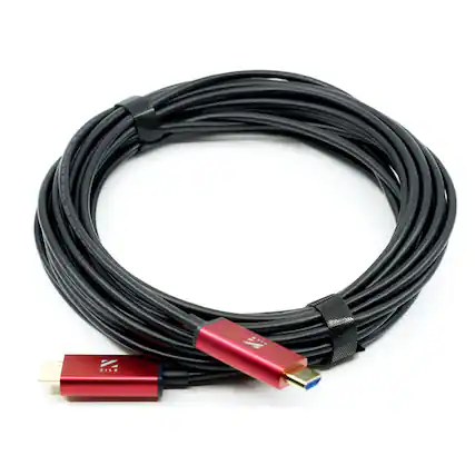Front. ZILR - ZILR 32.8' 8Kp60 HDMI Fiber Optic Ultra High Speed with Ethernet Cable.